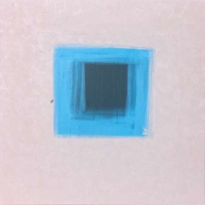 A square with blue squares on it